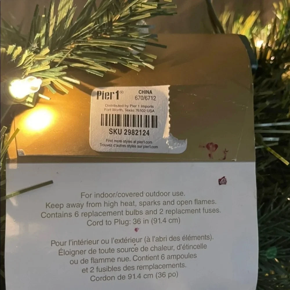 Pier one light up garland